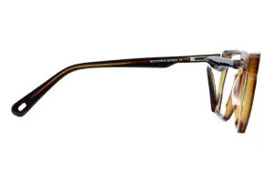 عینک طبیHECTOR&BJORN مدلBERG C1 قهوه ای براق - دکترعینک