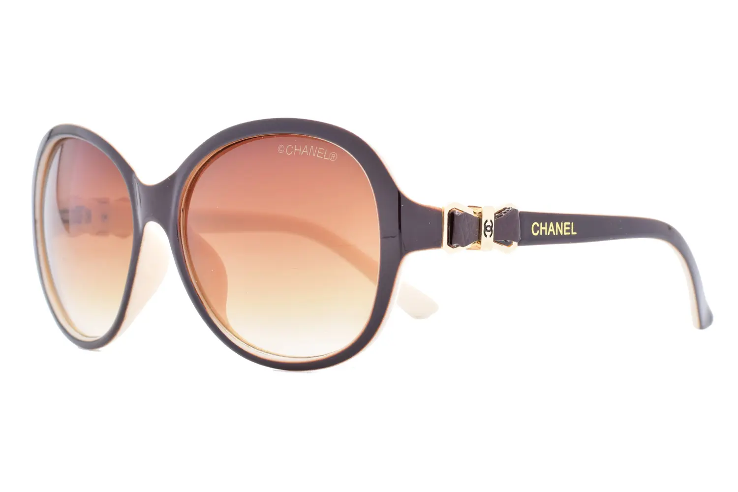 خرید عینک افتابی شنل Chanel 8403 (کرم-قهوه‌ای)